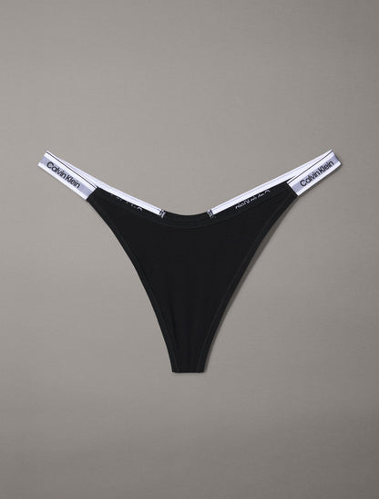 Icon Logo Dipped String Thong - Calvin Klein Underwear