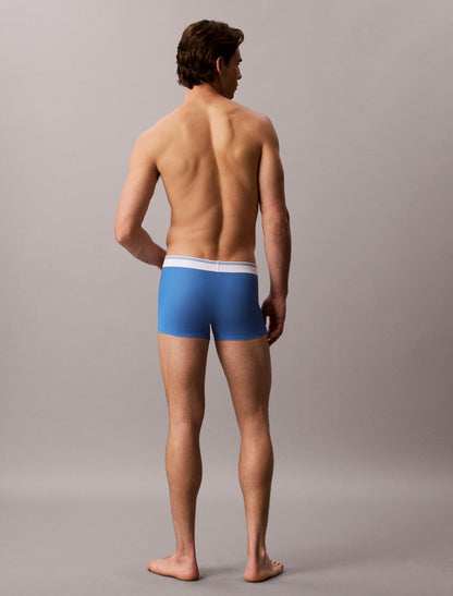 Graphic Monogram Microfiber Stretch Rib Low Rise Trunk - Calvin Klein Underwear