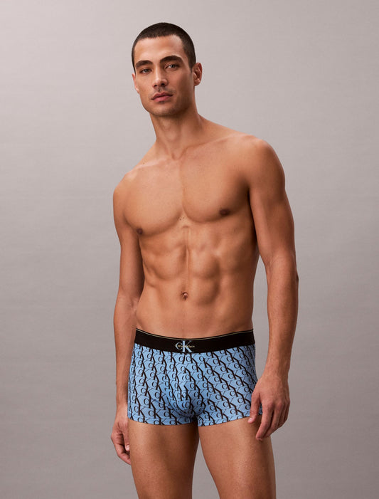Graphic Monogram Microfiber Stretch Low Rise Trunk - Calvin Klein Underwear