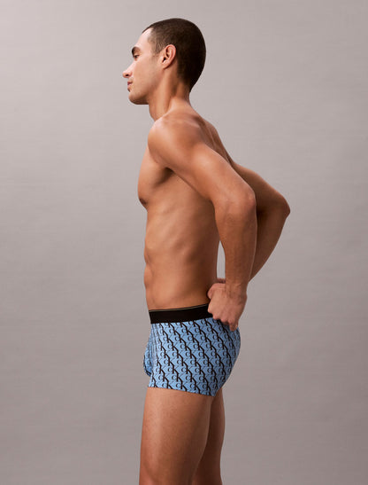 Graphic Monogram Microfiber Stretch Low Rise Trunk - Calvin Klein Underwear