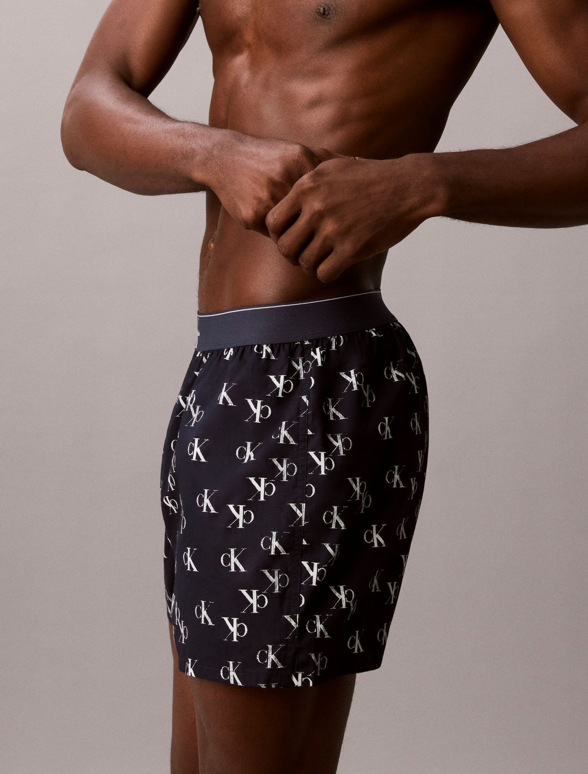 Monogram Logo Slim Boxer - Calvin Klein Underwear