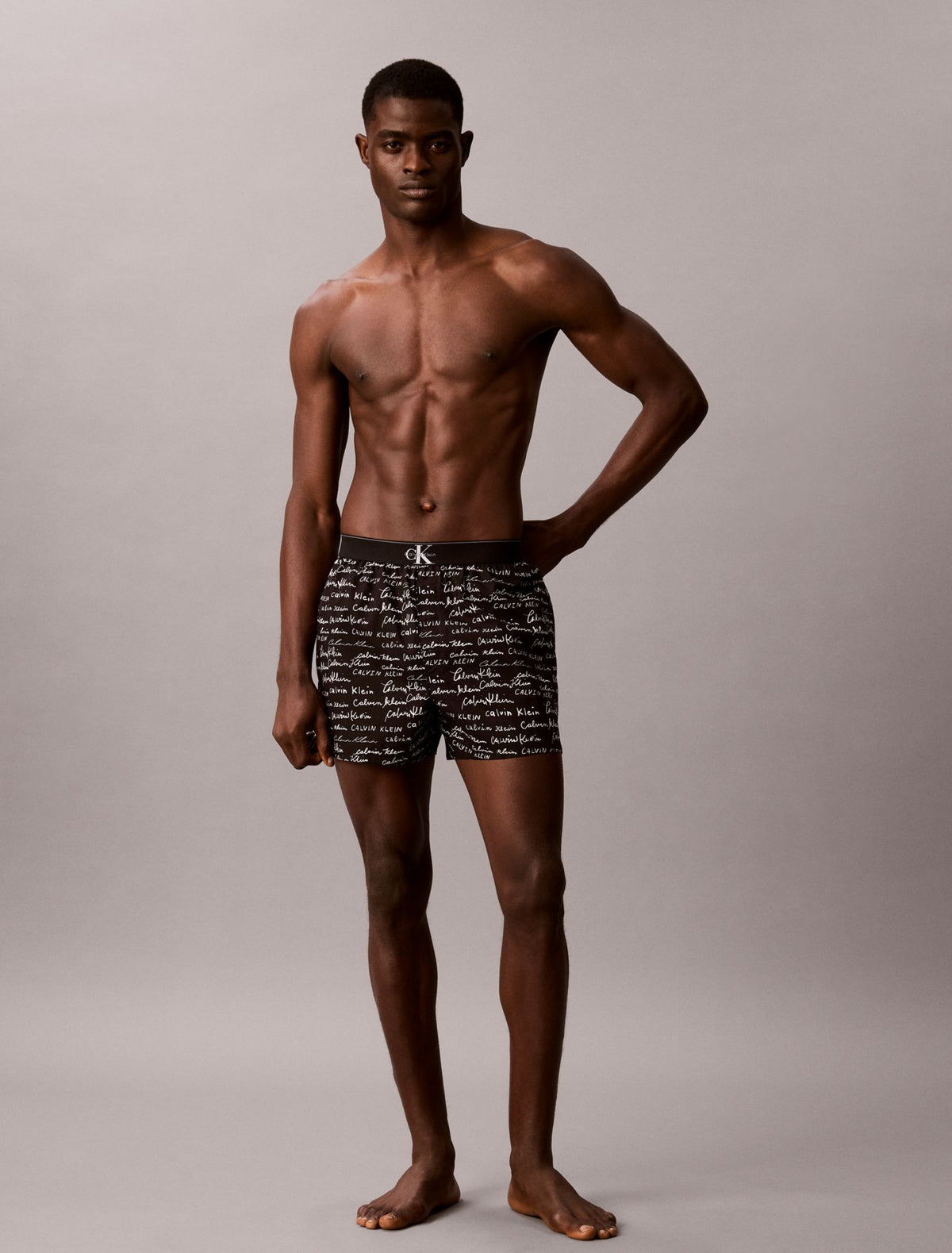 Monogram Logo Slim Boxer - Calvin Klein Underwear