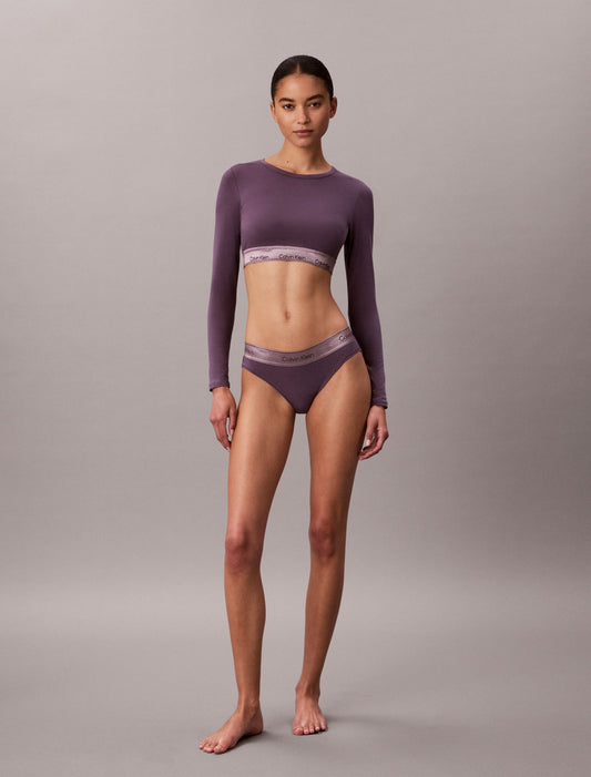 Icon Cotton Modal Metallic Bralette - Calvin Klein Underwear