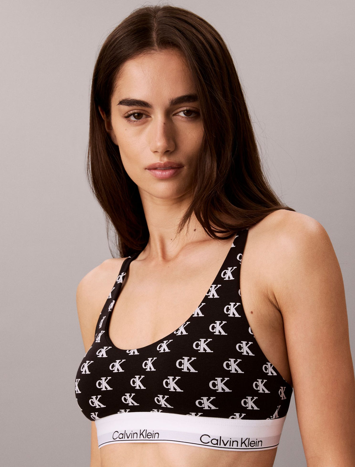 Icon Cotton Modal Lightly Lined Bralette - Calvin Klein Underwear