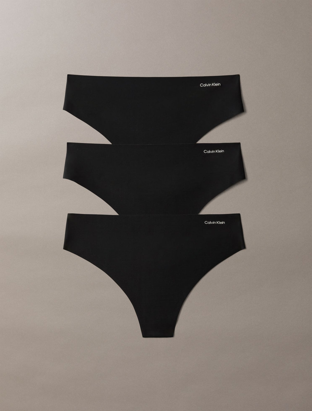 Invisibles 3-Pack Thong - Calvin Klein Underwear
