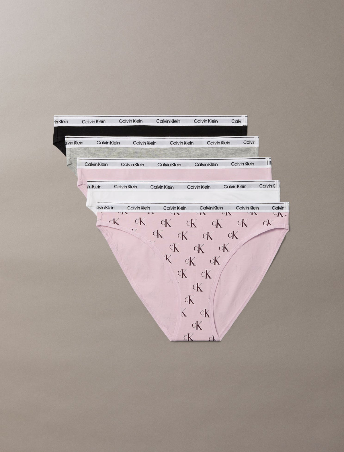 Icon Logo 5-Pack Low Rise Bikini - Calvin Klein Underwear
