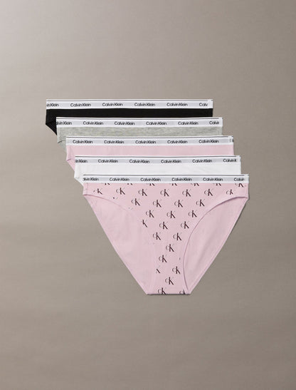 Icon Logo 5-Pack Low Rise Bikini - Calvin Klein Underwear
