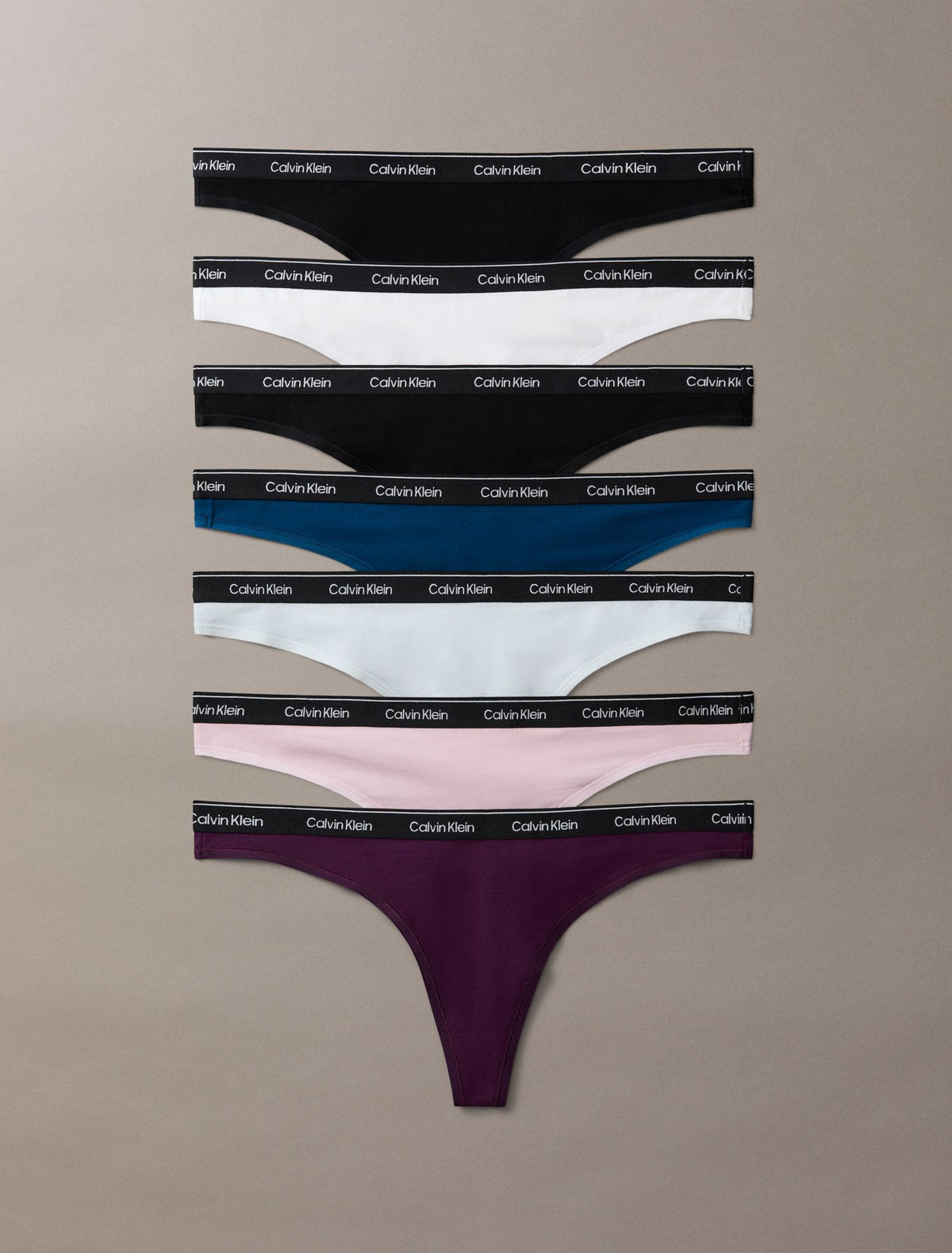 Icon Logo 7-Pack Thong - Calvin Klein Underwear