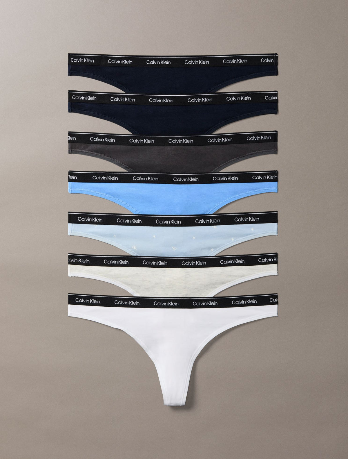 Icon Logo 7-Pack Thong - Calvin Klein Underwear