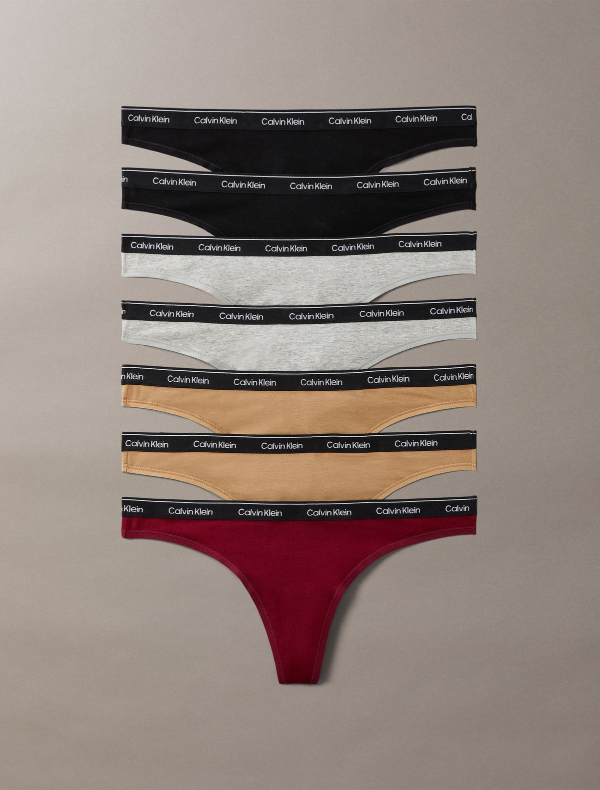 Icon Logo 7-Pack Thong - Calvin Klein Underwear