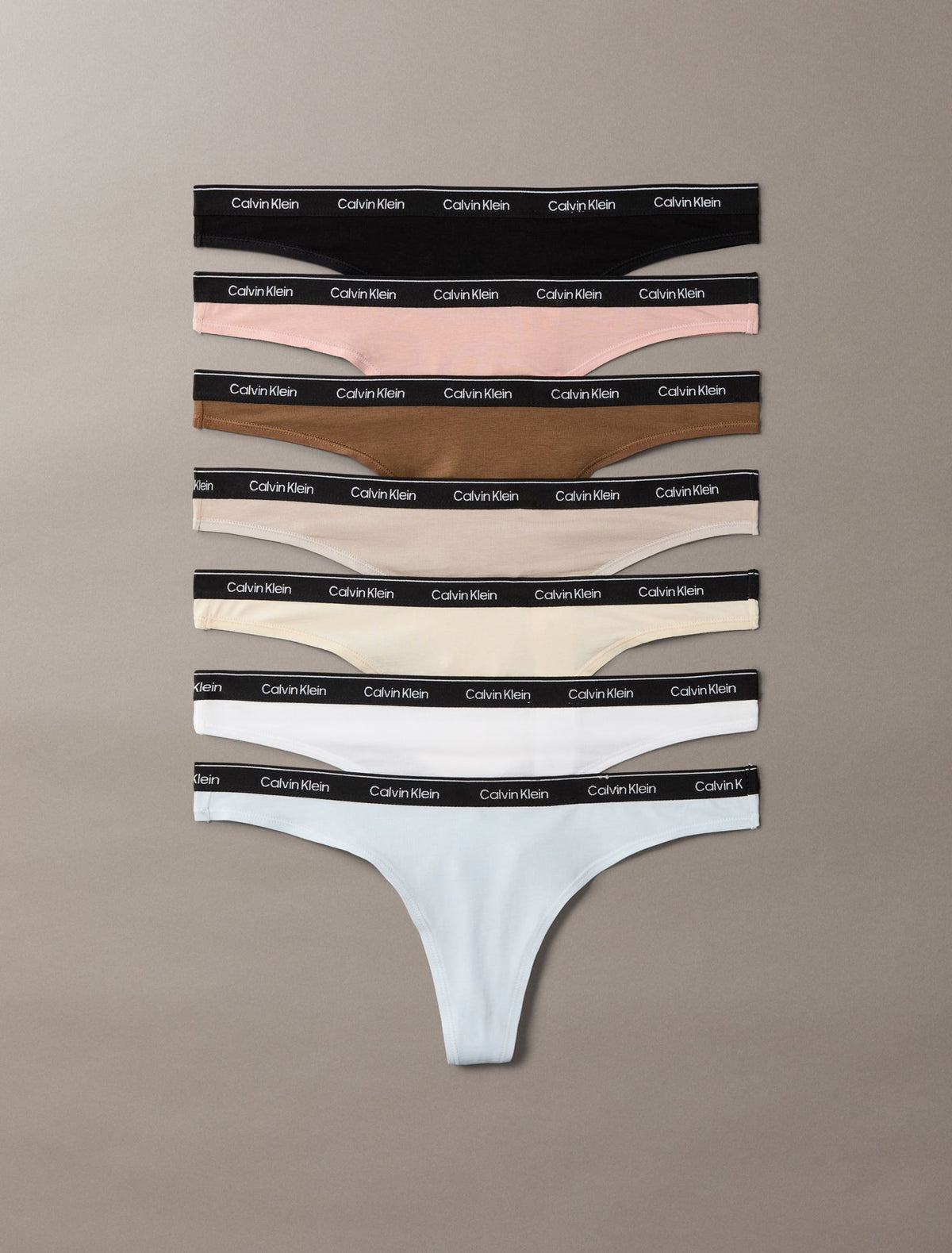 Icon Logo 7-Pack Thong - Calvin Klein Underwear