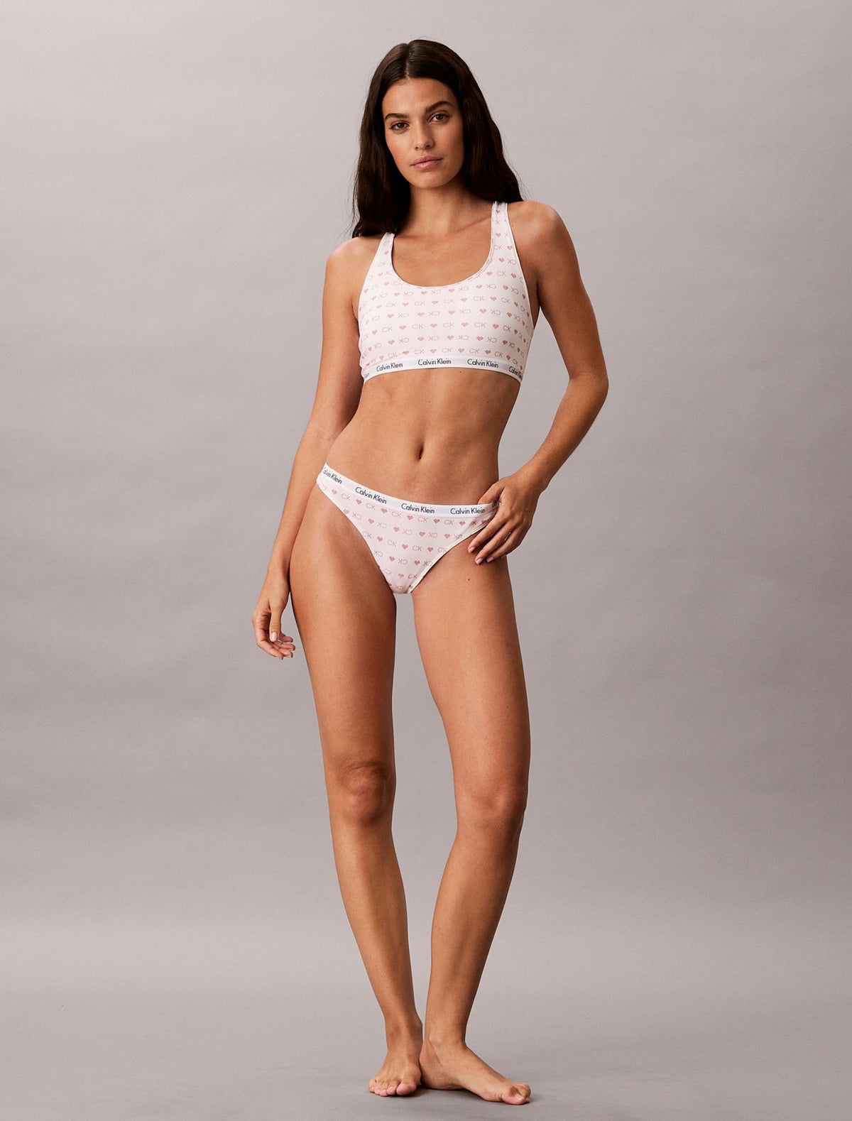 Carousel Cotton Stretch 5-Pack Thong - Calvin Klein Underwear
