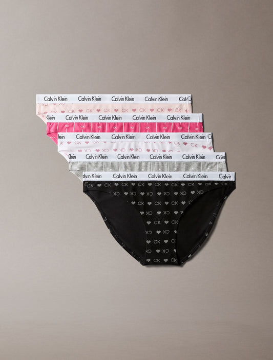 Carousel Cotton Stretch 5-Pack Bikini - Calvin Klein Underwear
