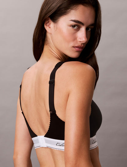 Icon Cotton Modal Script Bikini - Calvin Klein Underwear