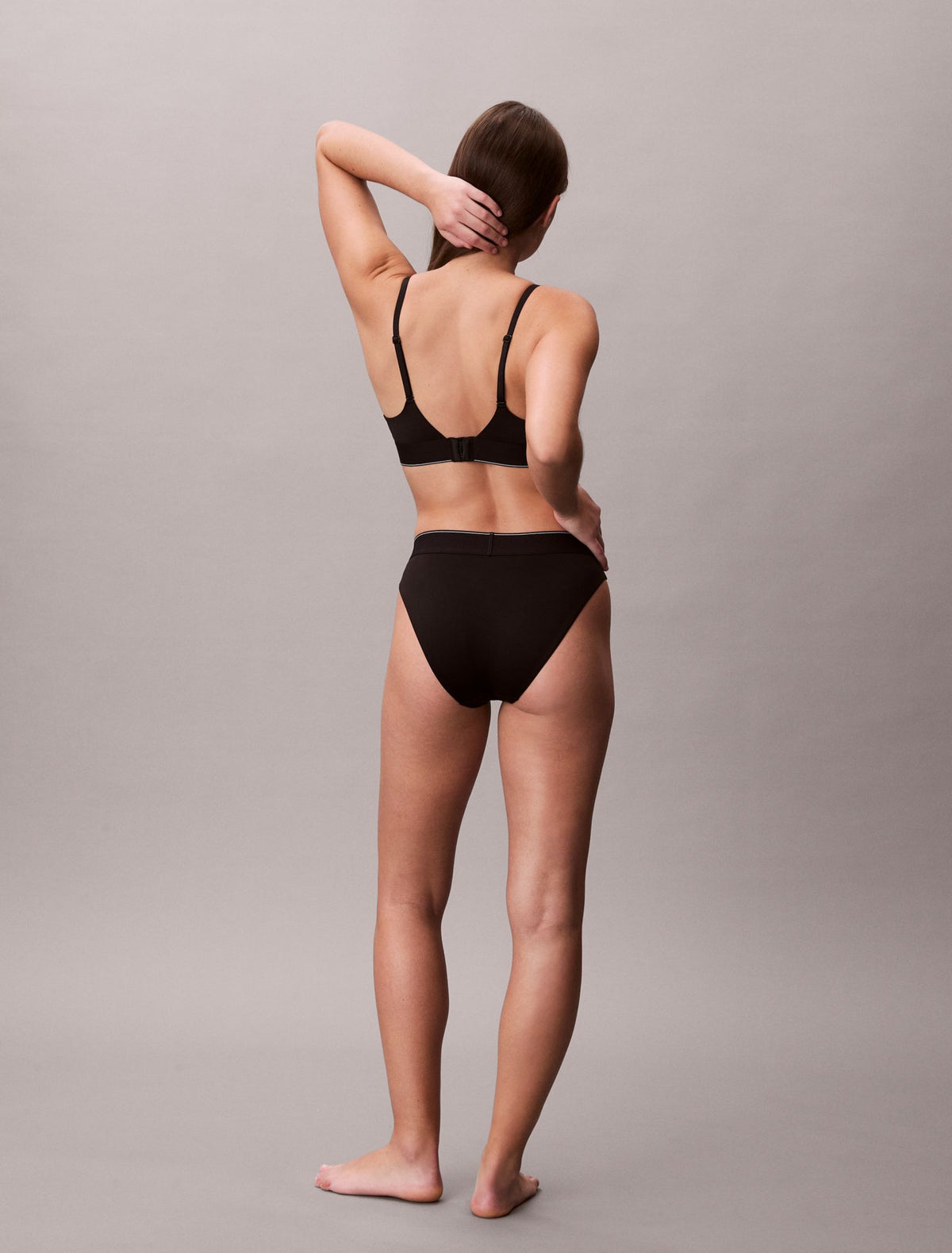 Graphic Monogram Microfiber Stretch High Waist Bikini - Calvin Klein Underwear