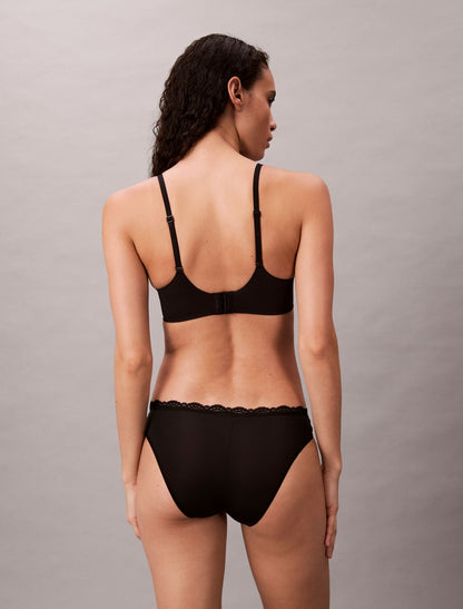 Microfiber Stretch with Lace Bikini - Calvin Klein Underwear