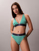 Stripe Mardi Gras Green