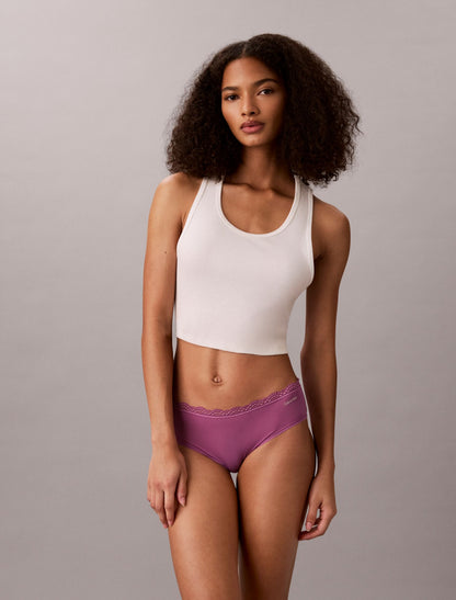 Microfiber Stretch with Lace 3-Pack Hipster - Calvin Klein Underwear