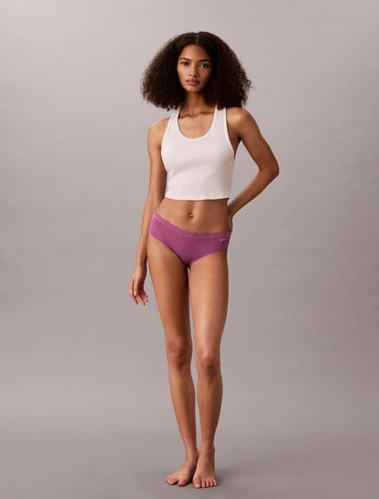 Microfiber Stretch with Lace 3-Pack Hipster - Calvin Klein Underwear