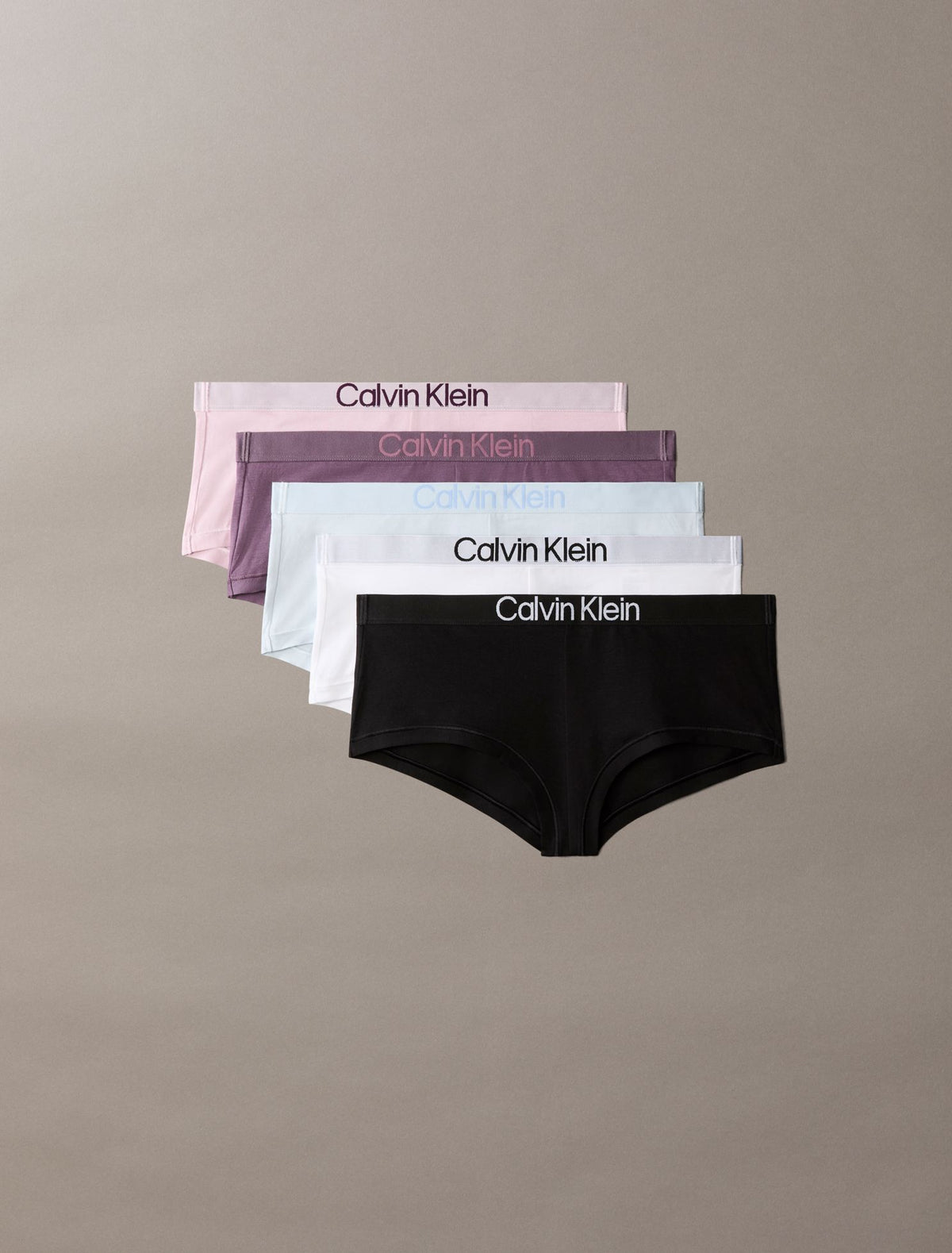Extra Soft Cotton Stretch 5-Pack Boyshort - Calvin Klein Underwear