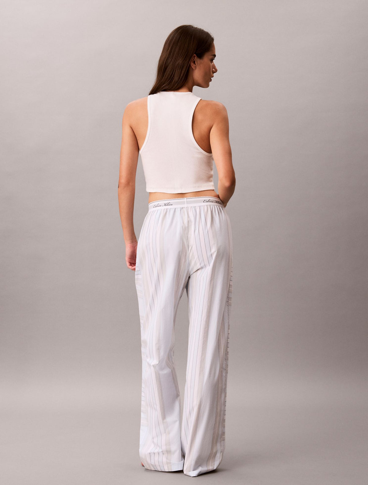 Cotton Poplin Script Sleep Pants - Calvin Klein Underwear