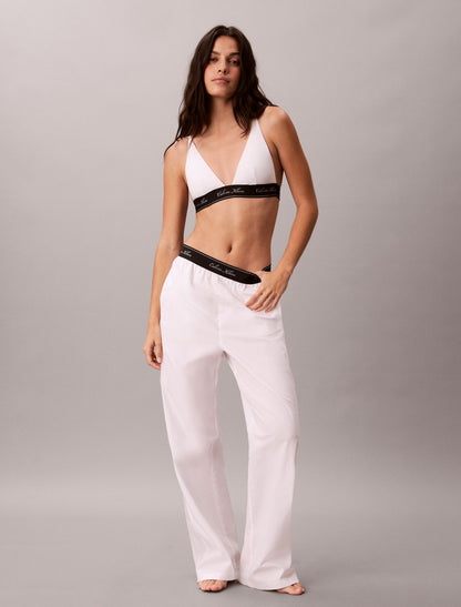 Cotton Poplin Script Sleep Pants - Calvin Klein Underwear