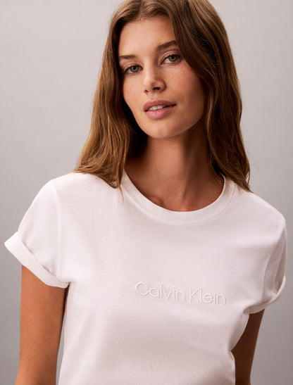 Terry Lounge Crewneck Sleep T-Shirt - Calvin Klein Underwear