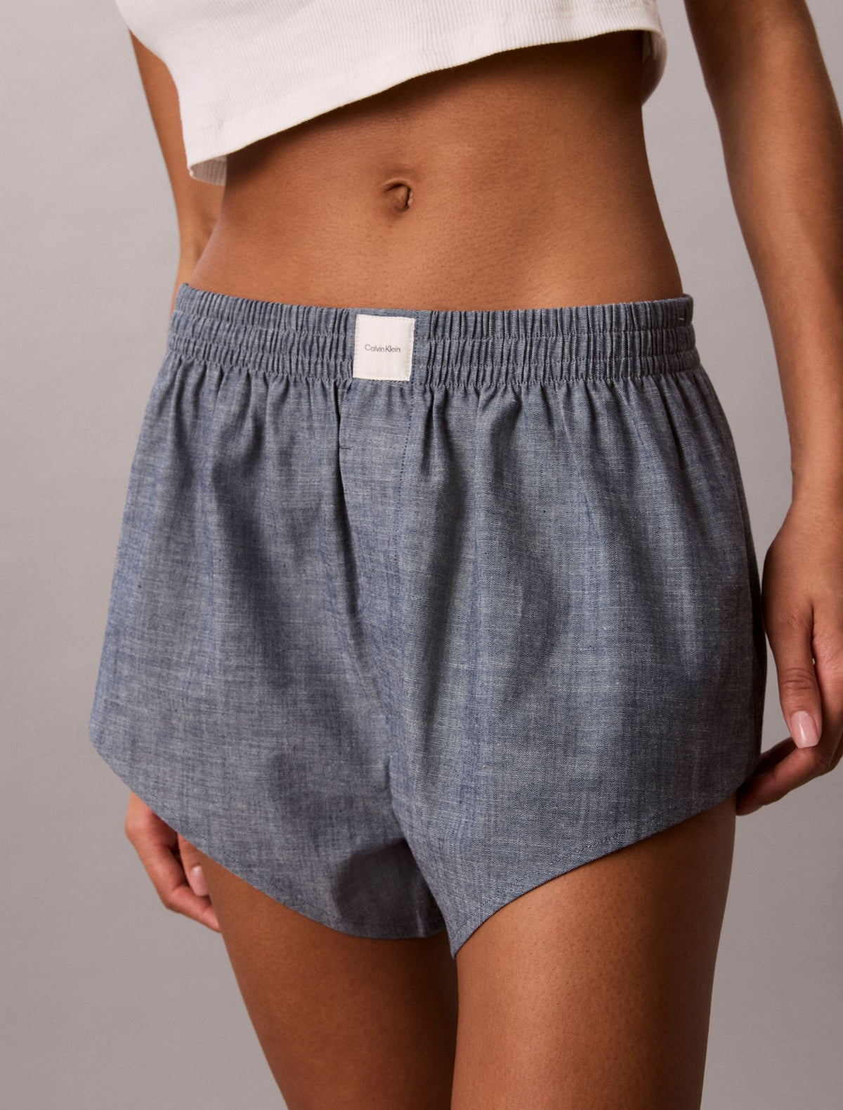 Chambray Sleep Shorts - Calvin Klein Underwear