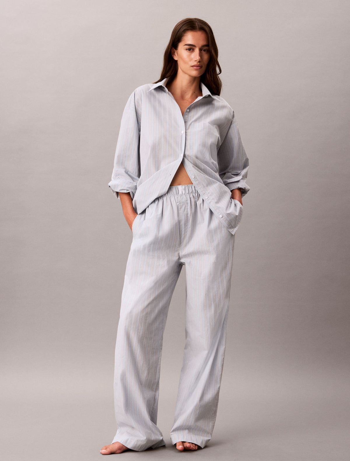 Cotton Poplin Sleep Pants - Calvin Klein Underwear