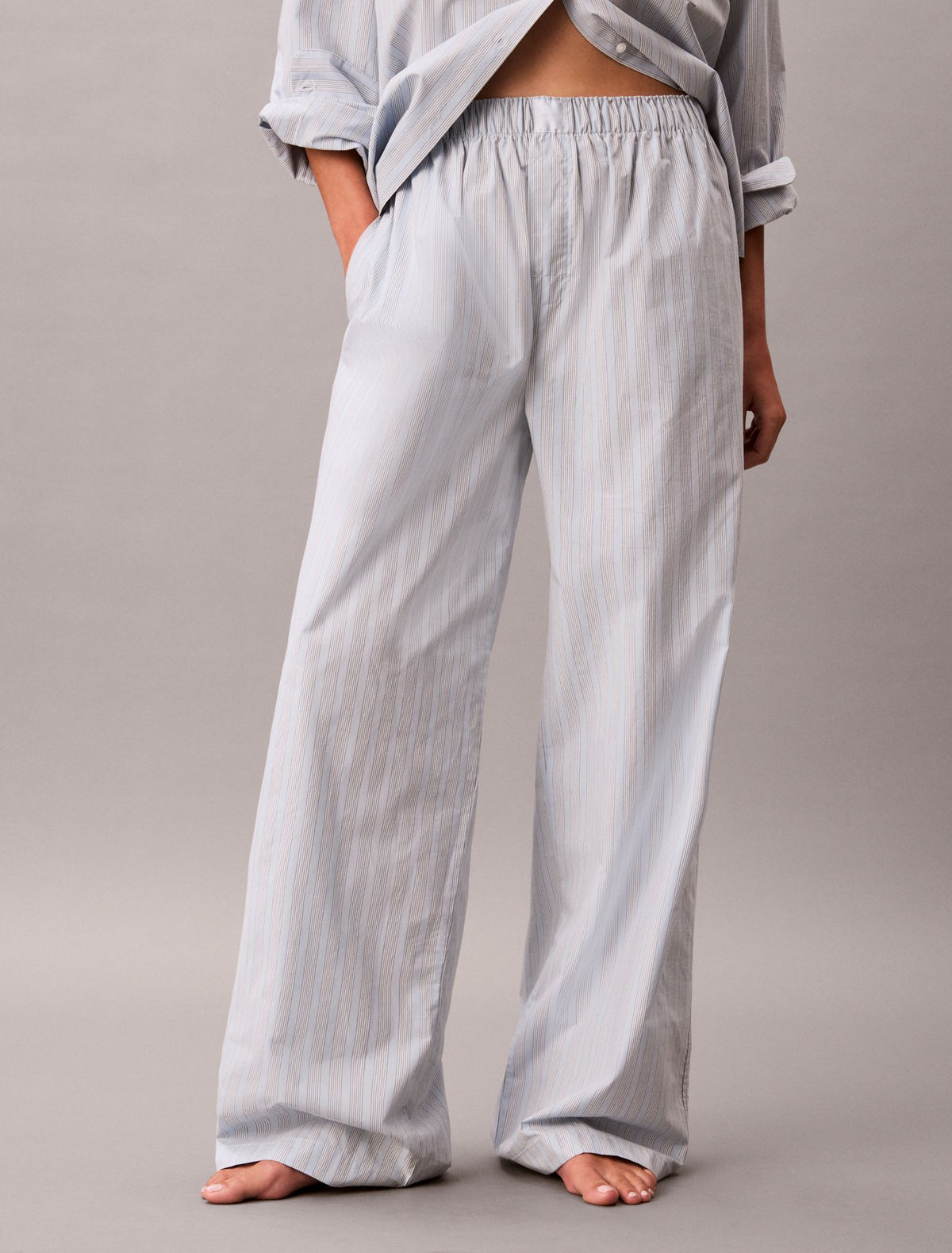 Cotton Poplin Sleep Pants - Calvin Klein Underwear