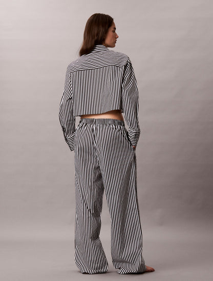 Cotton Poplin Cropped Sleep Shirt - Calvin Klein Underwear