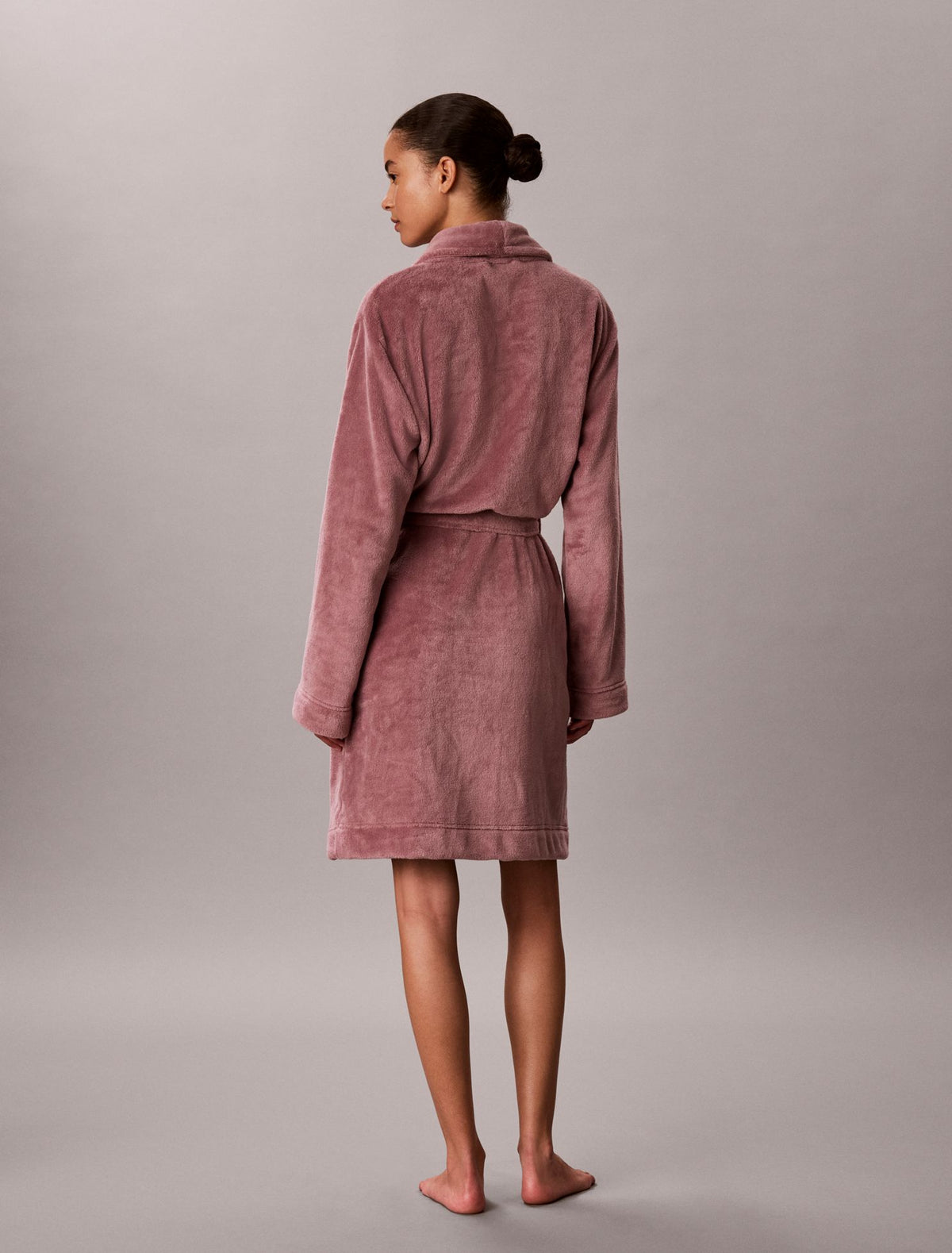 Fluffy Embroidered Logo Robe - Calvin Klein Underwear