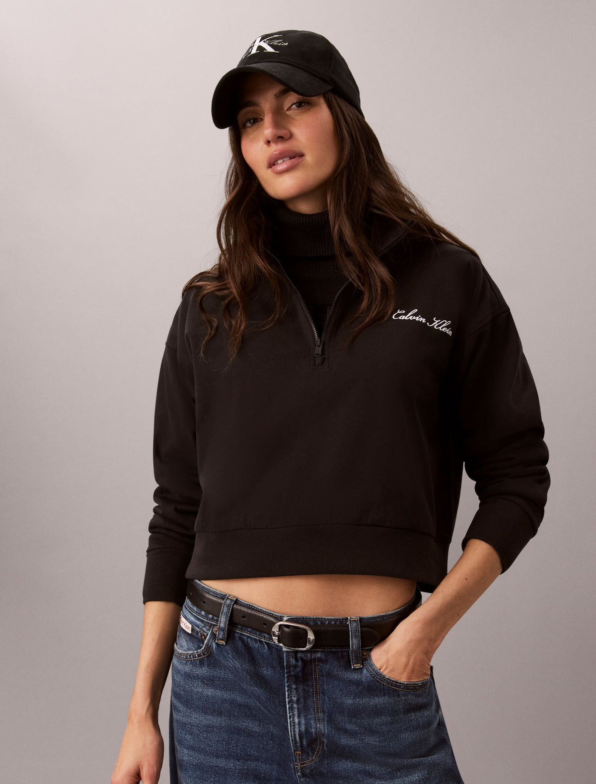 Logo Cotton Jersey Sleep Sweatshirt - Calvin Klein Underwear