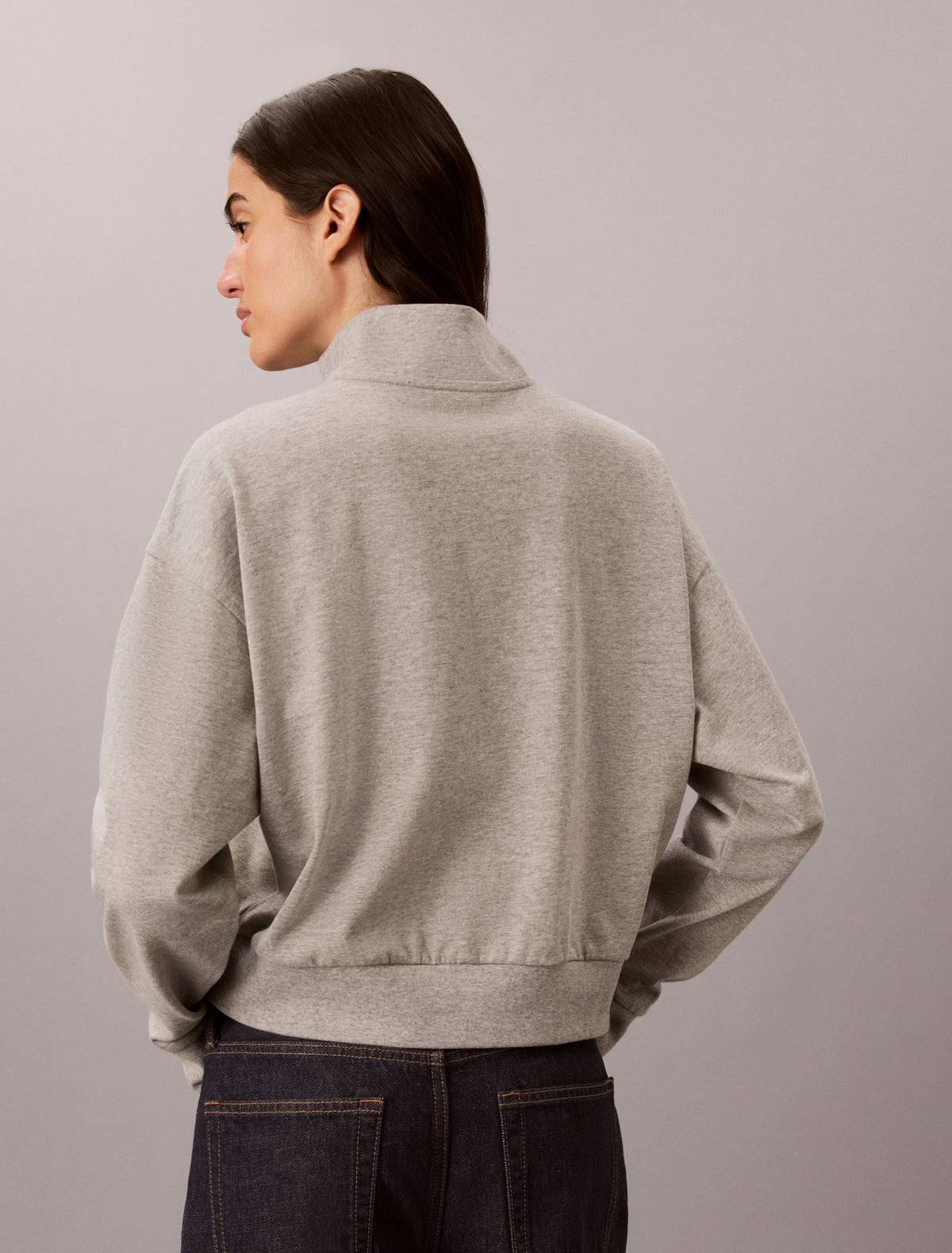 Logo Cotton Jersey Sleep Sweatshirt - Calvin Klein Underwear