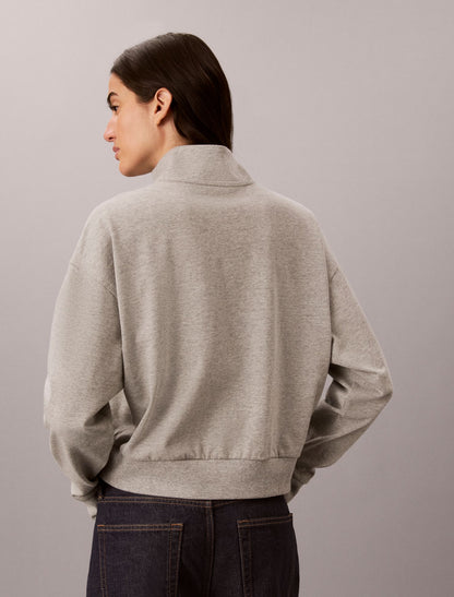 Logo Cotton Jersey Sleep Sweatshirt - Calvin Klein Underwear