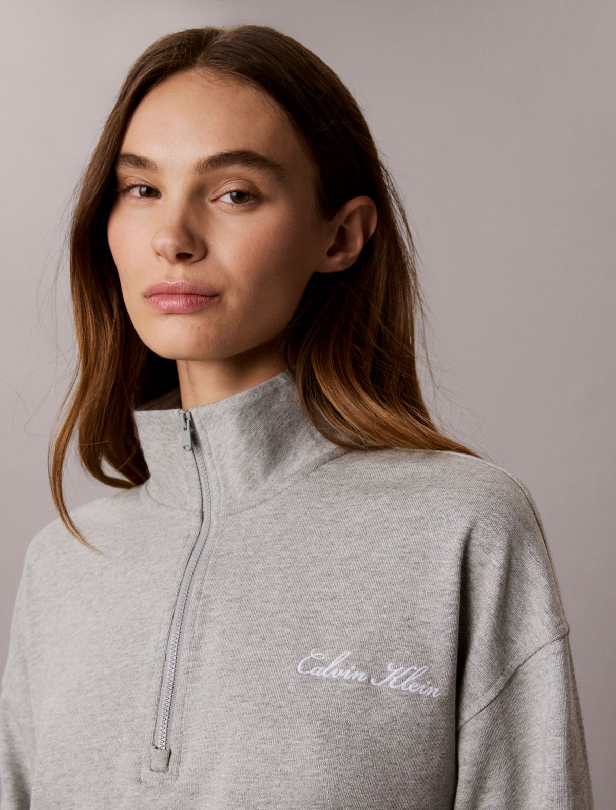 Logo Cotton Jersey Sleep Sweatshirt - Calvin Klein Underwear