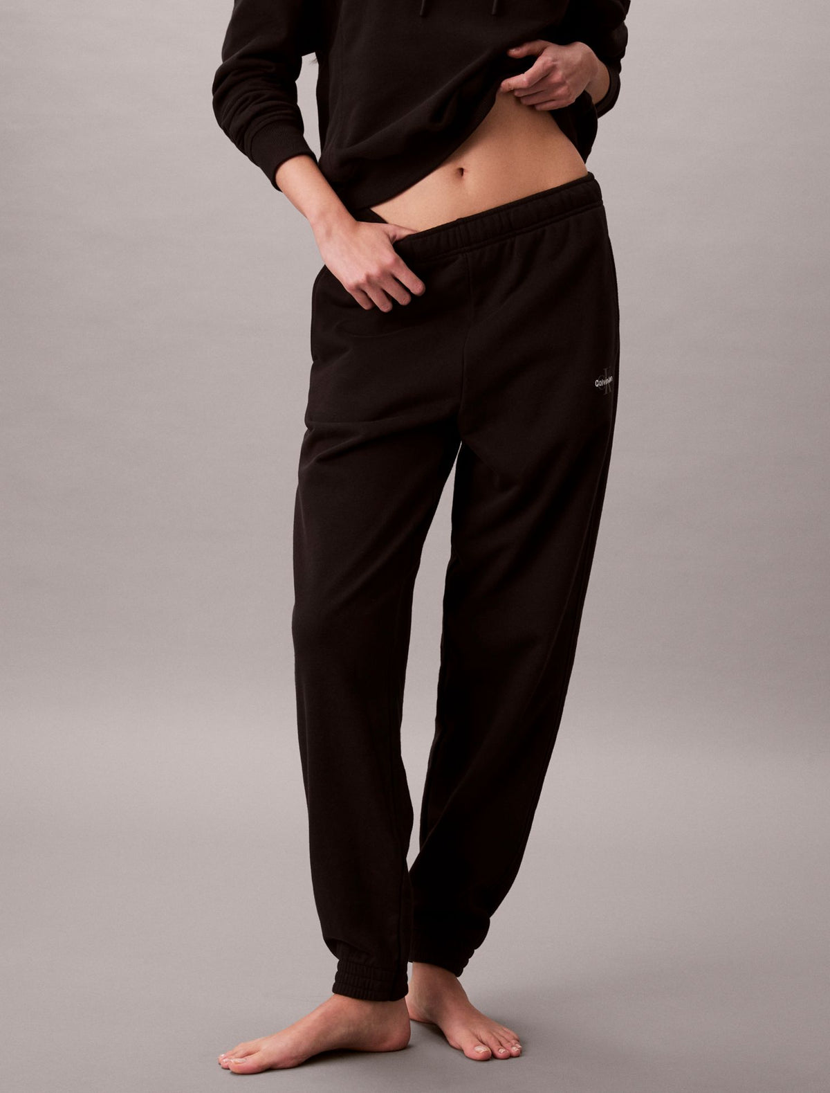 Cotton Blend Terry Joggers - Calvin Klein Underwear