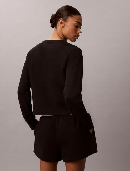 Terry Lounge Relaxed Crewneck Sweatshirt - Calvin Klein Underwear