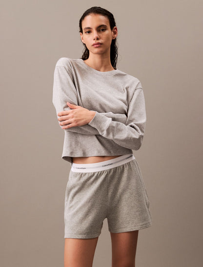 Terry Lounge Relaxed Crewneck Sweatshirt - Calvin Klein Underwear
