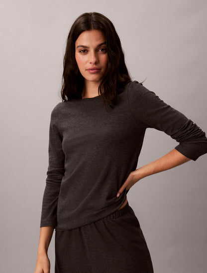 Classic Comfort Cozy Waffle Sleep Top - Calvin Klein Underwear
