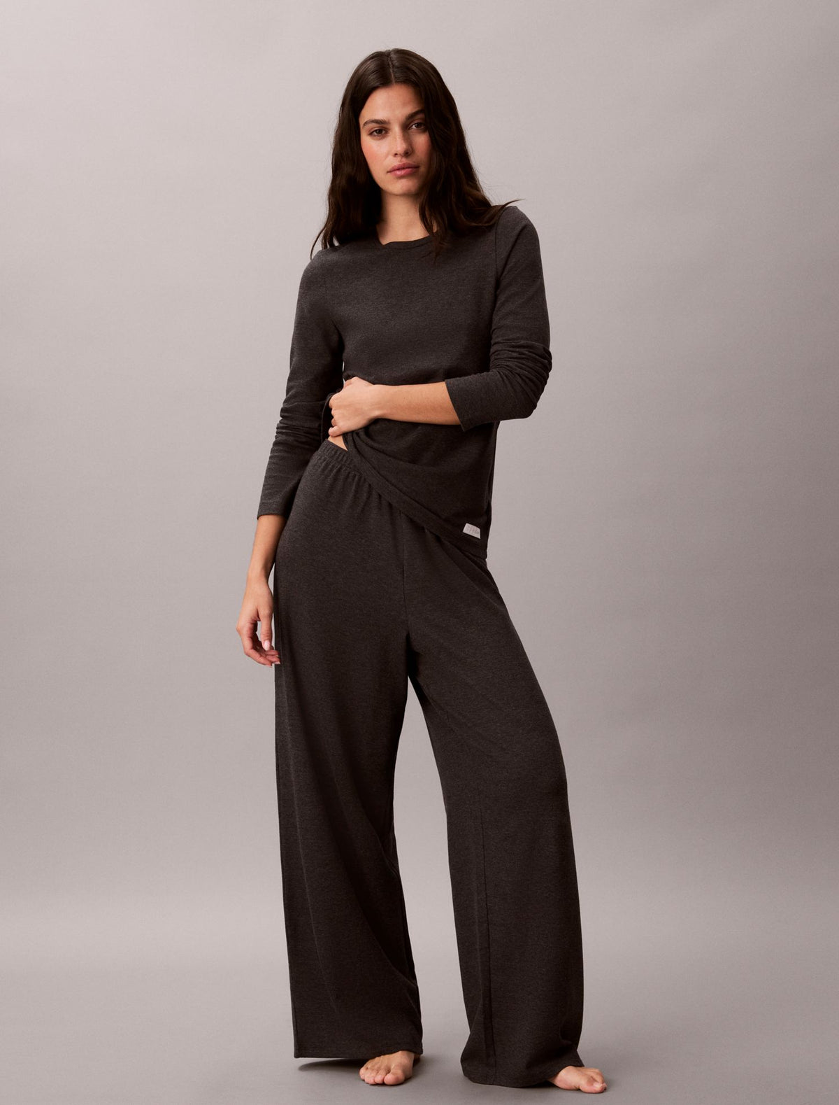Classic Comfort Cozy Waffle Sleep Top - Calvin Klein Underwear
