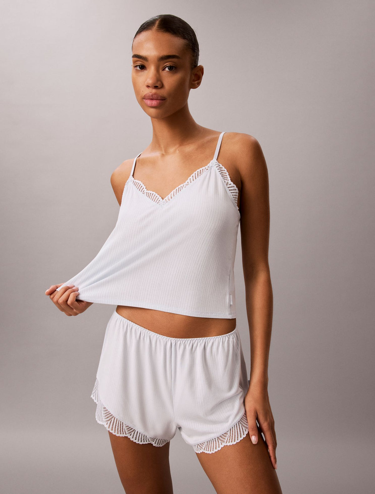 Ultra Soft Modal Rib Lace Shortie - Calvin Klein Underwear