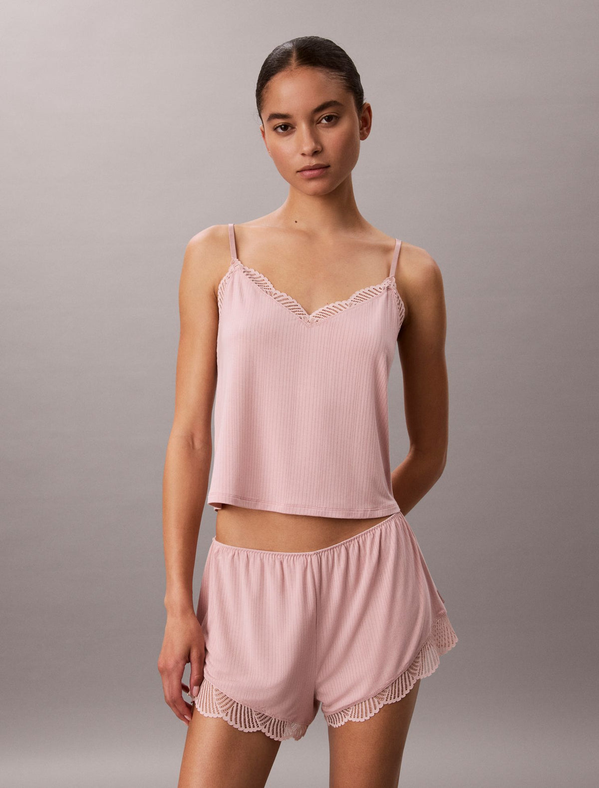 Ultra Soft Modal Rib Lace Shortie - Calvin Klein Underwear