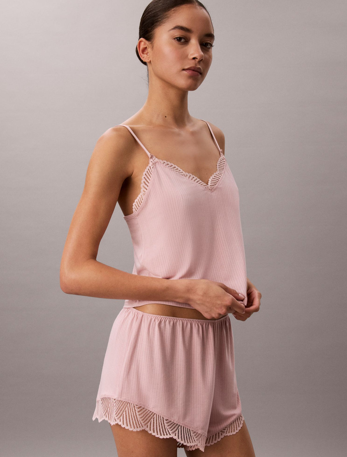 Ultra Soft Modal Rib Lace Shortie - Calvin Klein Underwear