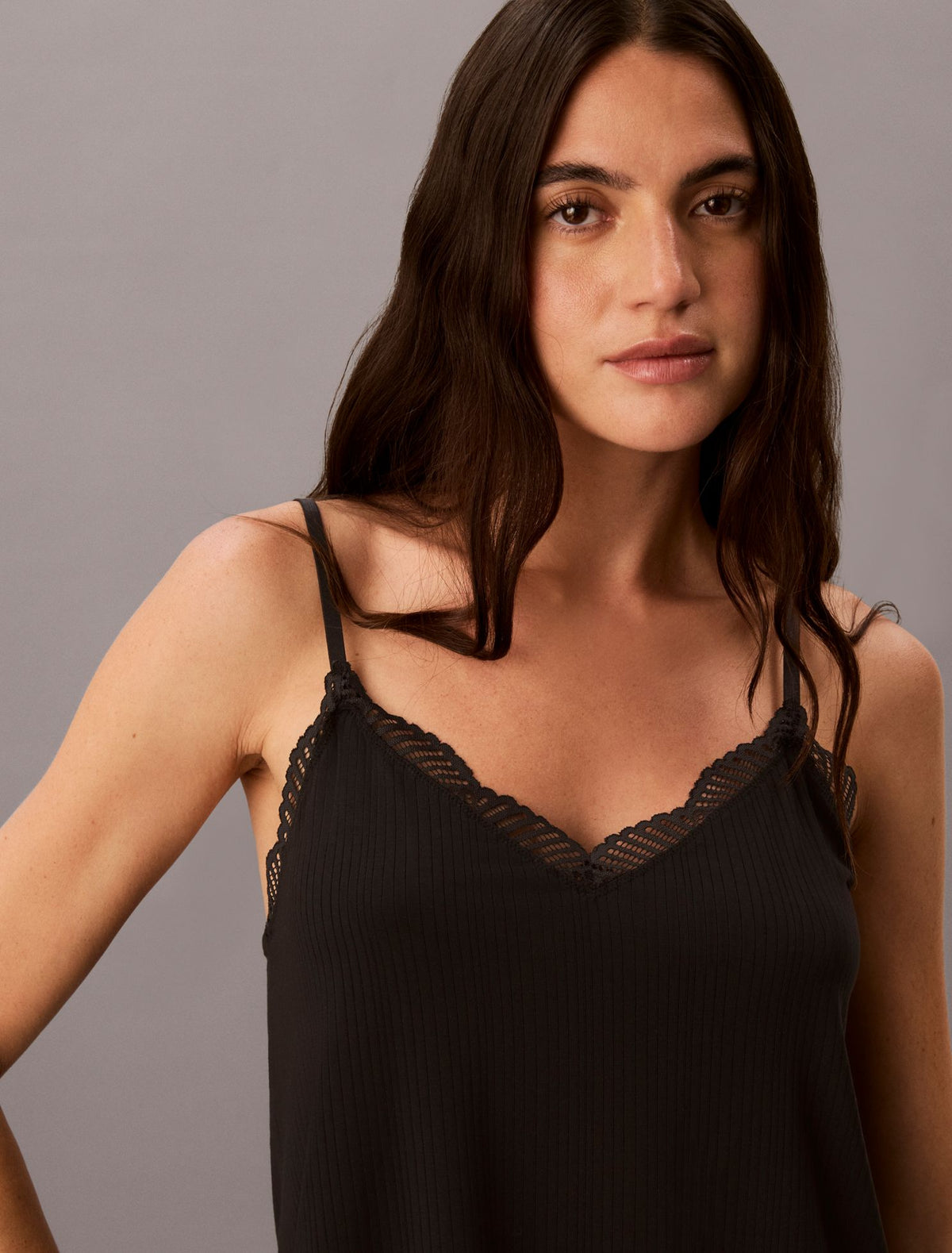 Ultra Soft Modal Rib Lace Cami - Calvin Klein Underwear