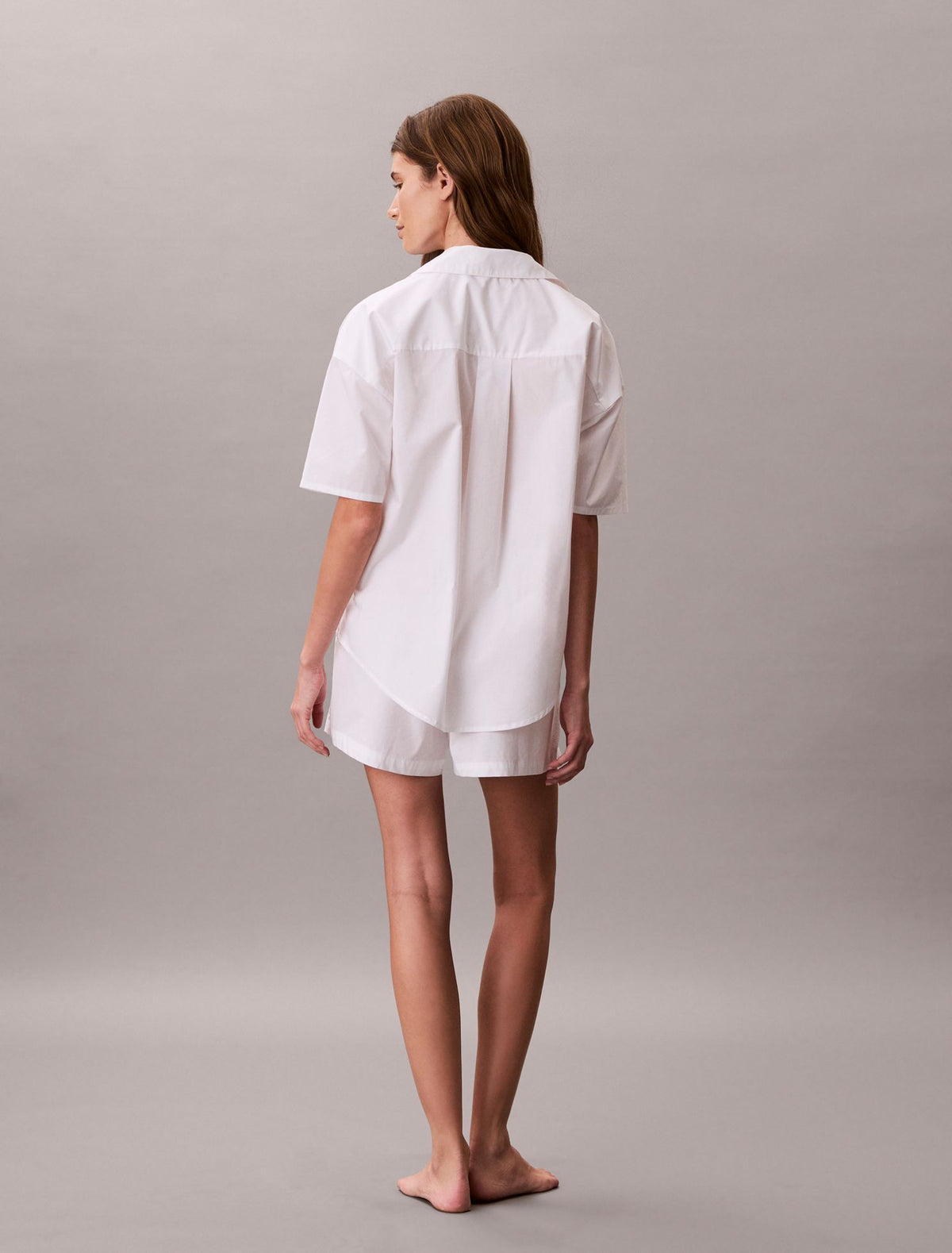 Cotton Poplin Sleep Shorts - Calvin Klein Underwear