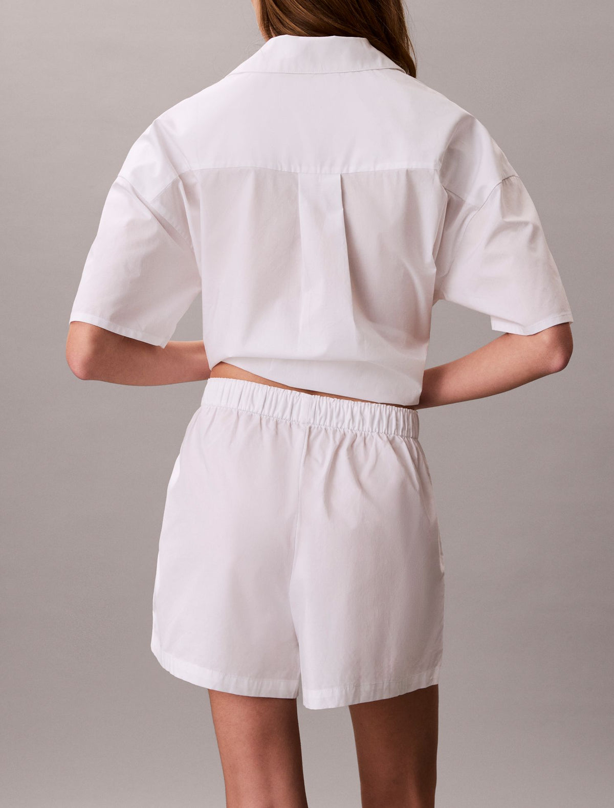 Cotton Poplin Sleep Shorts - Calvin Klein Underwear