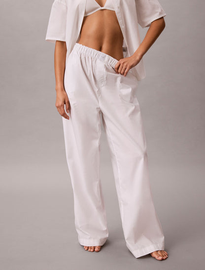 Cotton Poplin Sleep Pants - Calvin Klein Underwear