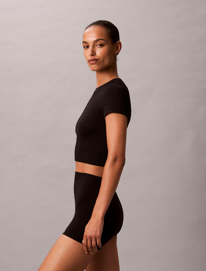 Rib Emblem Seamless Tee - Calvin Klein Underwear