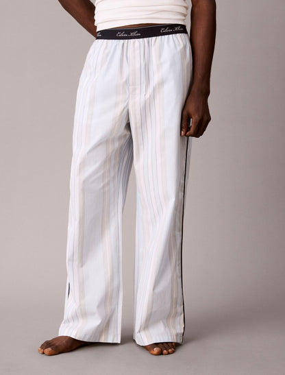 Cotton Poplin Script Sleep Pants - Calvin Klein Underwear